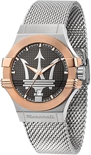 Reloj para Hombre, Colección Potenza, en Acero Inoxidable, PVD Oro Rosa, con Correa de Acero Inoxidable - R8853108007