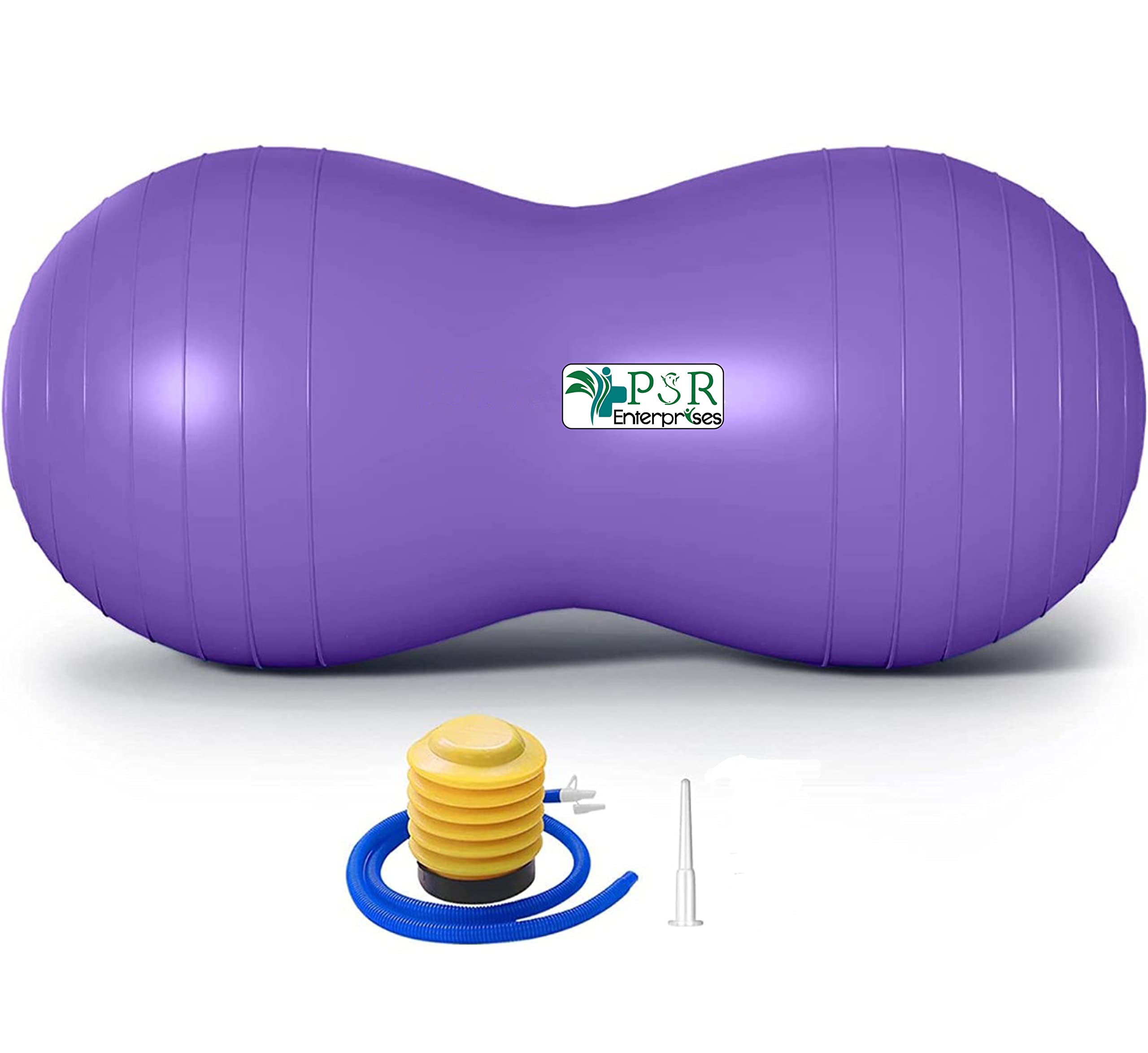 PSR ENTERPRISES Physio Therapy Peanut Ball with Pump 80CM Shaped Swiss Stability Yoga Exercise Balance Ball for Kids, Labor Birthing, Fitness, Gym Workout Multicolor PSR-58C (B0C71D2ZKG) Amazon Price History, Amazon Price Tracker