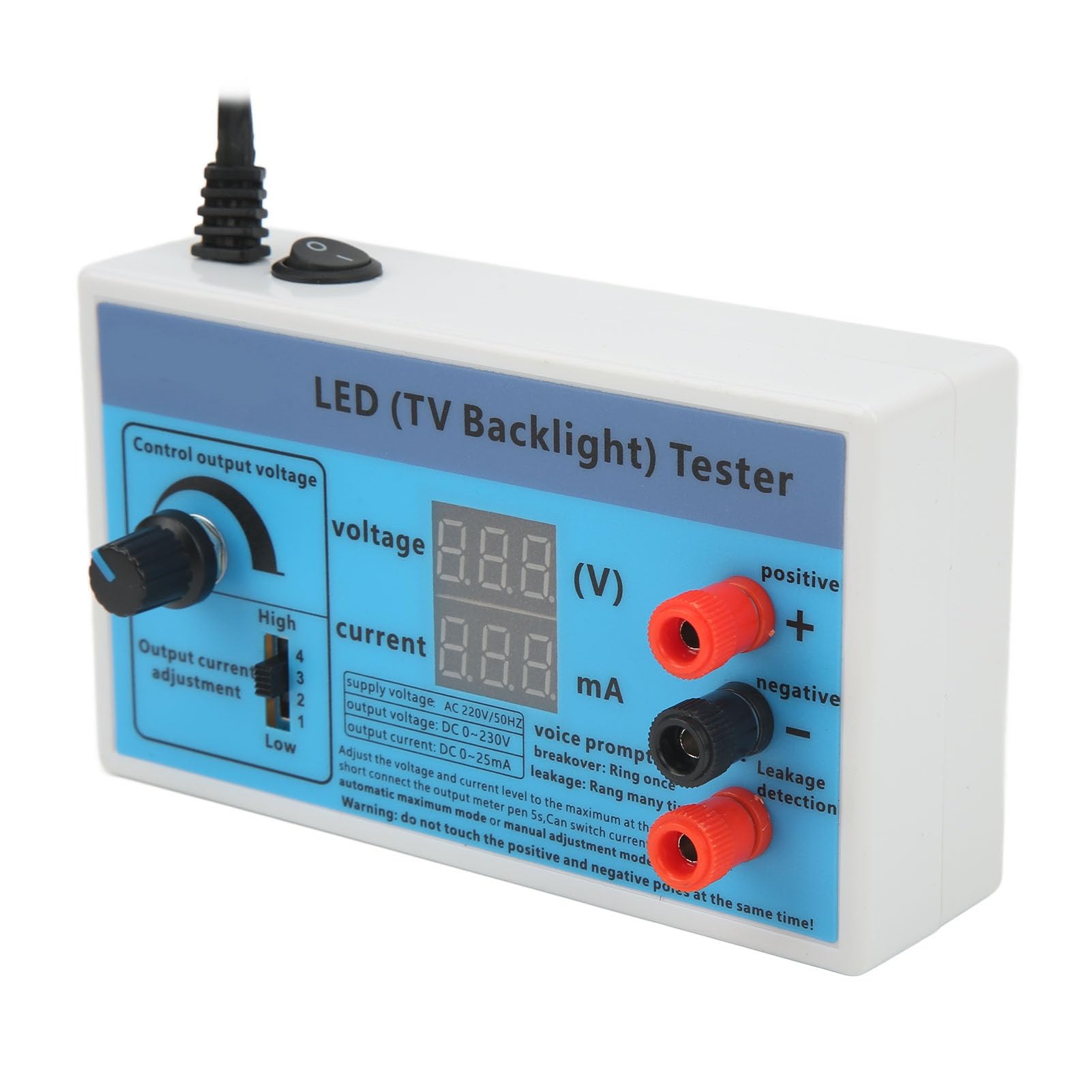 Duokon Probador de Retroiluminación de TV LED 0-230V Herramienta de
