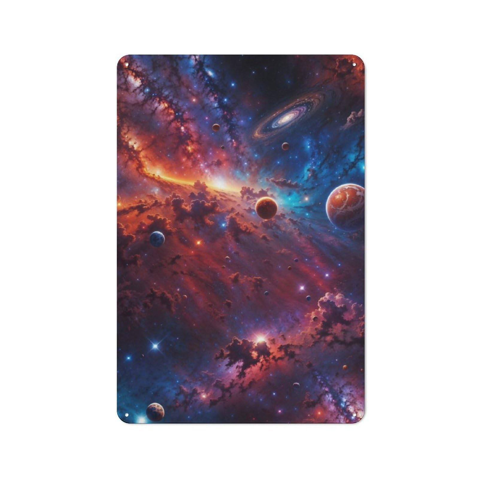 Junmoney Cosmos Wonder Retro Tin Sign 30X20cm Featuring For Bar Or Restaurant, For Metal Sign Collectors, For Garage And Workshop Walls