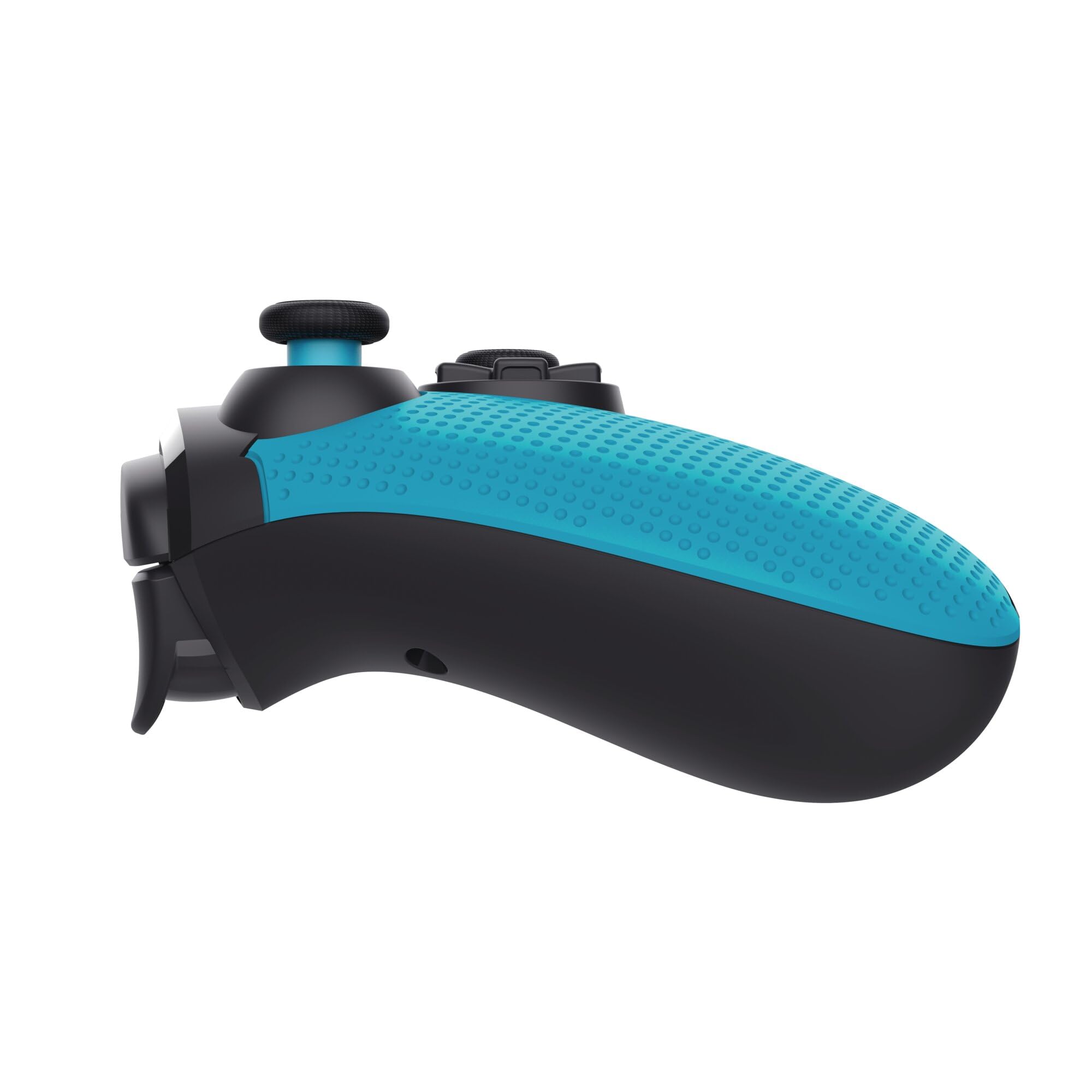 Trust Gaming GXT 1246B Muta Bluetooth Nintendo Switch Controller, Gaming Controller mit Play-and-Charge-Kabel, Dual-Shock-Vibration, 15h Spielzeit, Aufladbarer Akku, für Switch Lite, OLED, Blue Rot