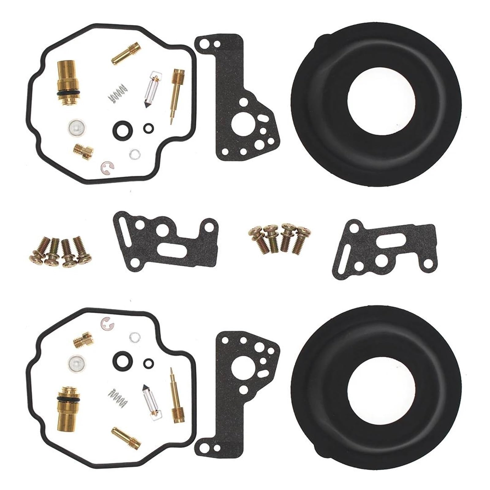 2X for YAM&AHA Virago XV535 XV535S XV500 1983-2000 Carburetor Repair Kit Carb Rebuild Set Gasket Needle Valve 0201-045