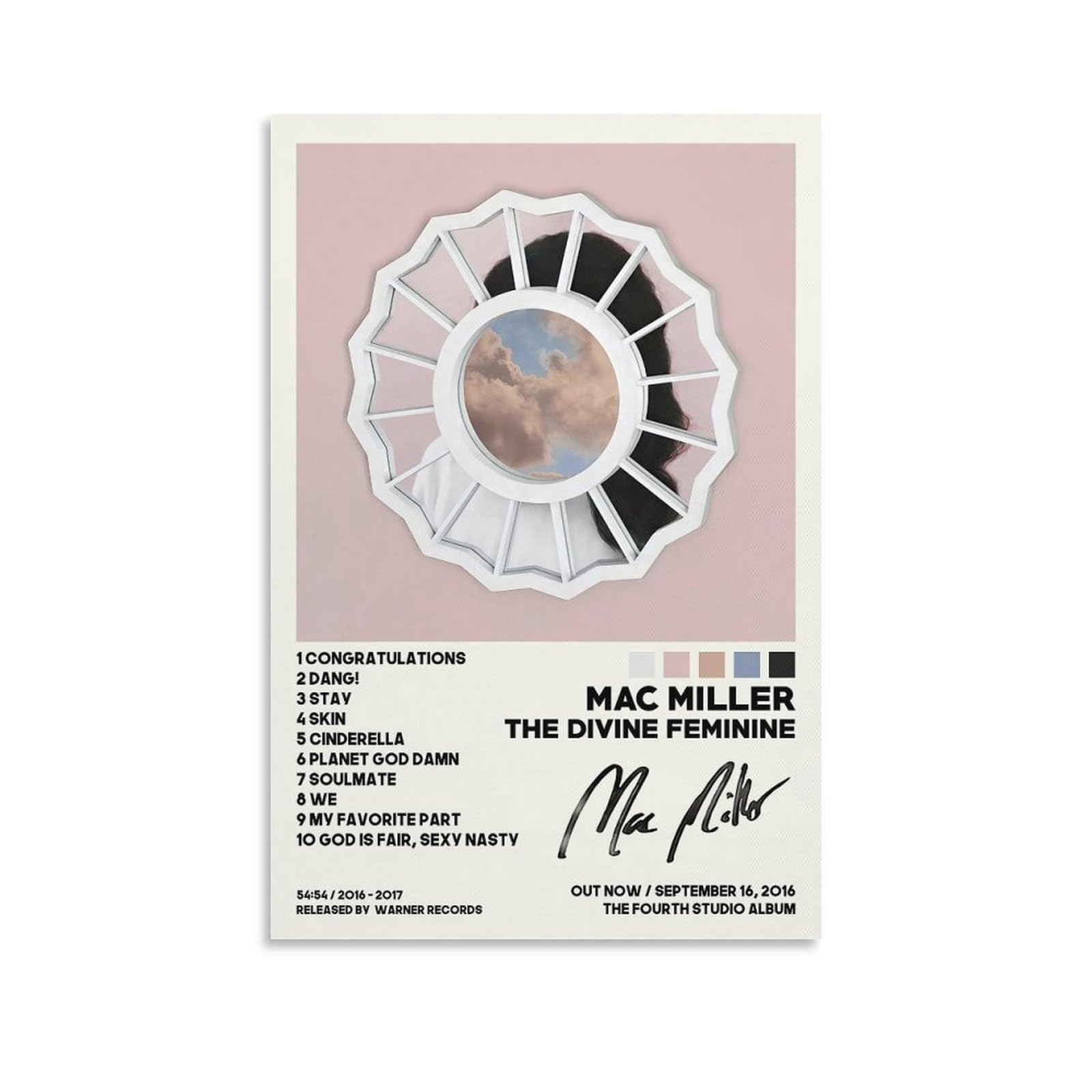 The Divine Feminine Poster Wall Art Canvas Print Poster Home Bathroom Bedroom Office Living Room Decor Canvas Poster Unframe;16x24inch(40x60cm)