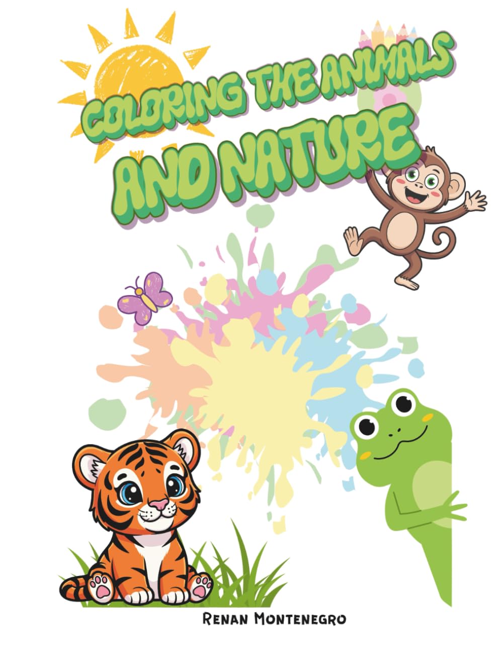 Coloring animals and nature (Animais - livros app)
