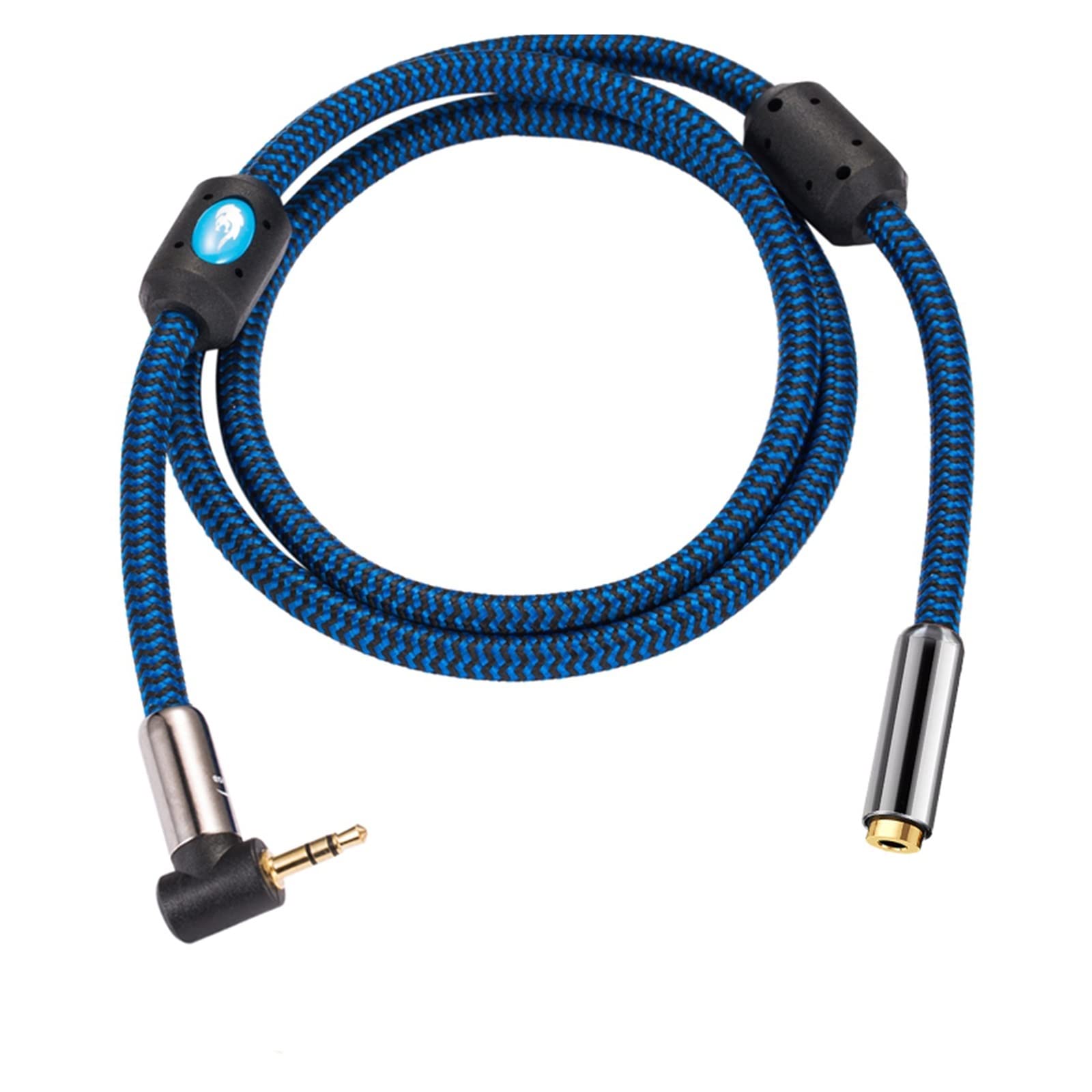 Câble audio d'extension de 3,5 mm avec mini-prise coudée 3,5 mâle à femelle compatible avec le casque de voiture PC Câble mobile 1M 2M 3M 5M 8M 10M ( Color : White (Straight) , Size : 10meter )