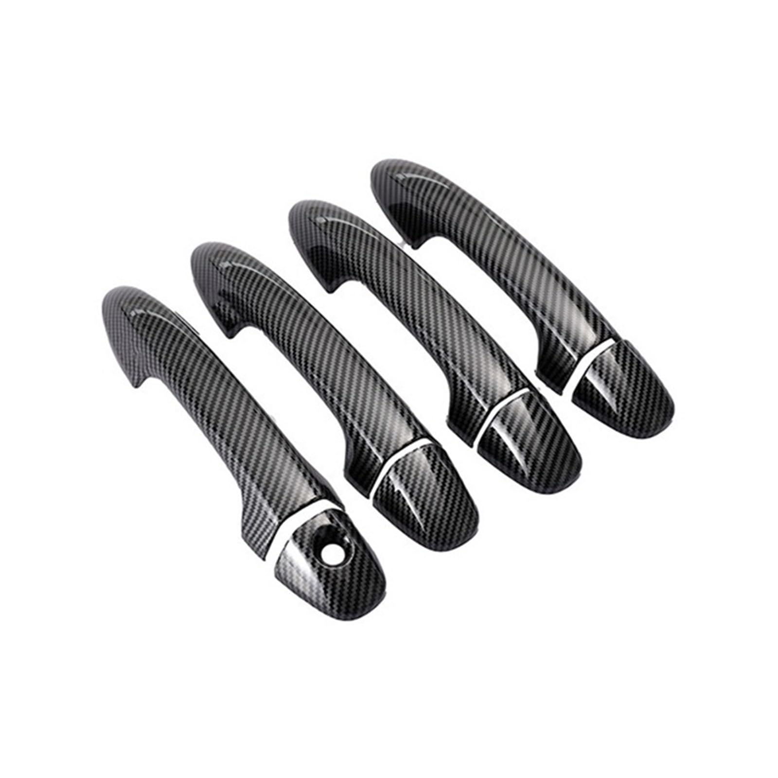 Drezzo Car Exterior Door Handle for Toyota for RAV4 4 Mk2 II XA40 2013-2018 Door Handle Cover Car External for Protective(Handle 1 Keyhole)