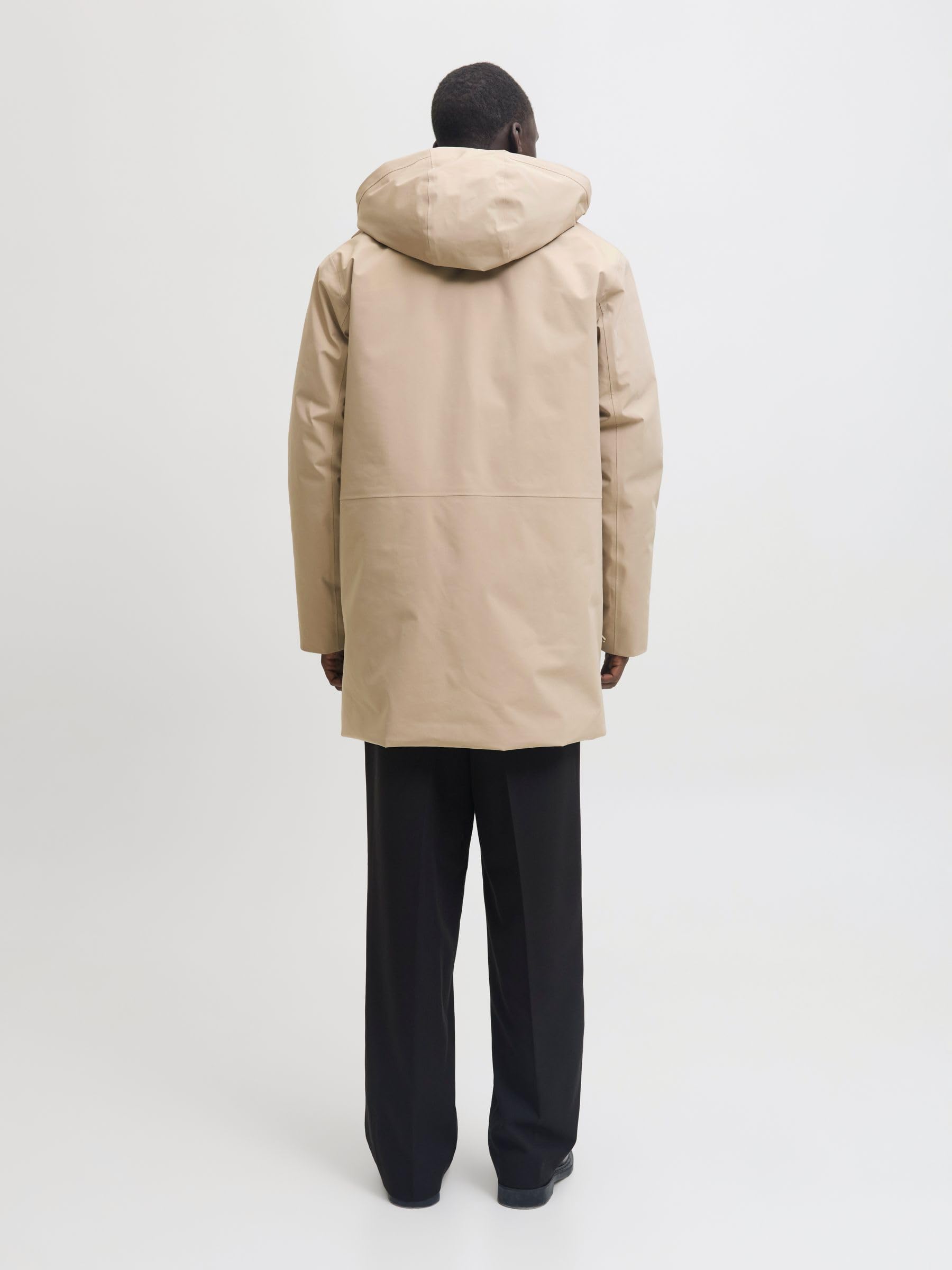JACK & JONES Męska parka Jprccmoon Sn, Weathered Teak, X_L, Weathered Teak, XL