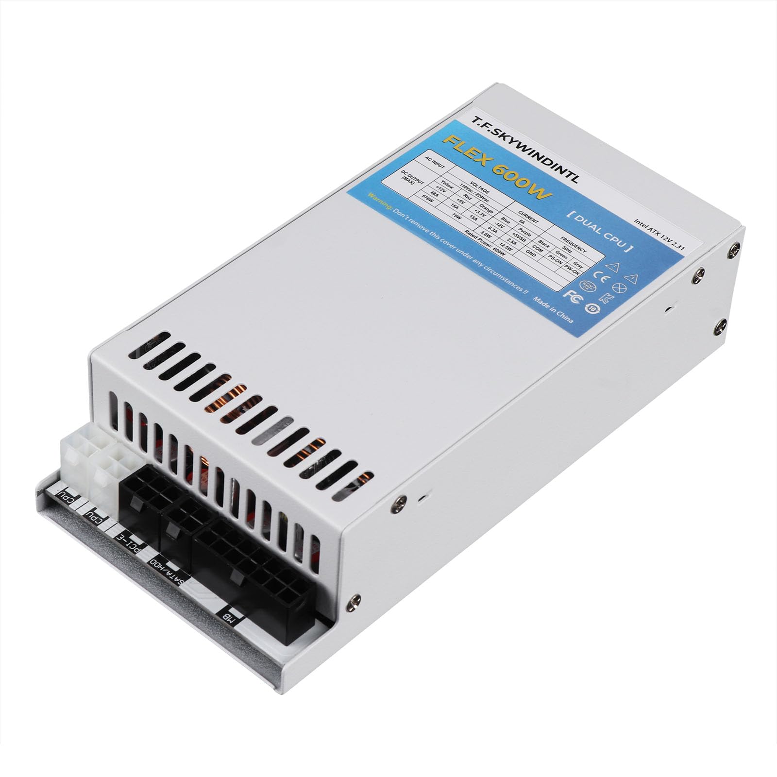 Amazon.com: T.F.SKYWINDINTL Flex ATX Power Supply 600W Dual CPU