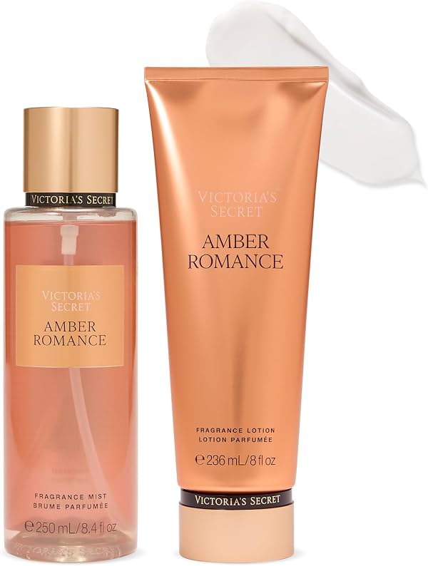 Set de bruma y loción Amber Romance de Victoria's Secret