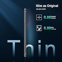 Vista 6 de HOOMIL Funda para Samsung Galaxy S20 de 6.2 pulgadas, no amarillea, protección contra caídas, carcasa trasera dura transparente antiarañazos