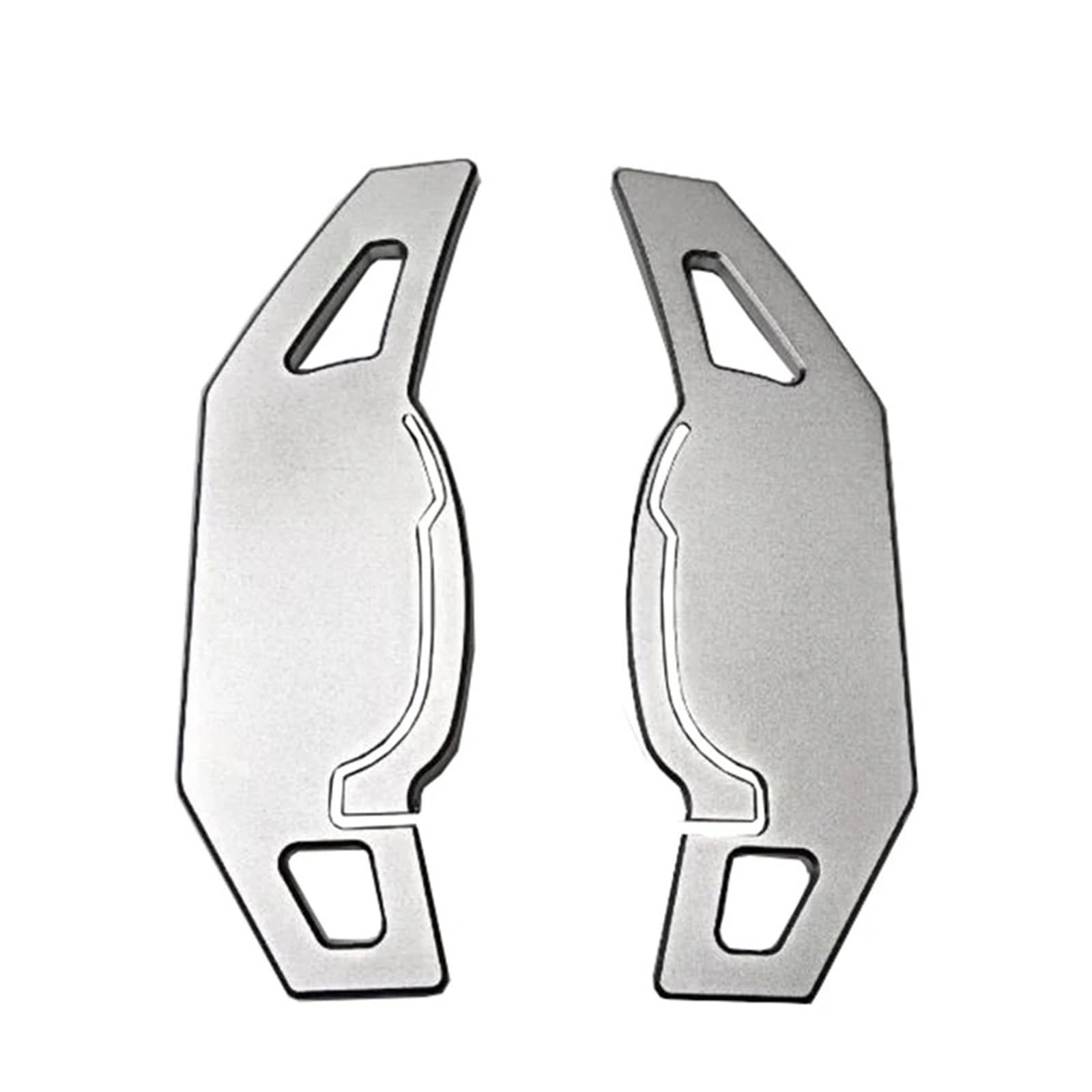 Immlsx Silver Car Shift Paddle For Rs3 Rs4 Rs6 Rs5 Rs7 S5 Sq5 Car Steering Wheel Shift Paddle Extension Aluminum 2Pcs Gear Shifter Paddles(Silver)