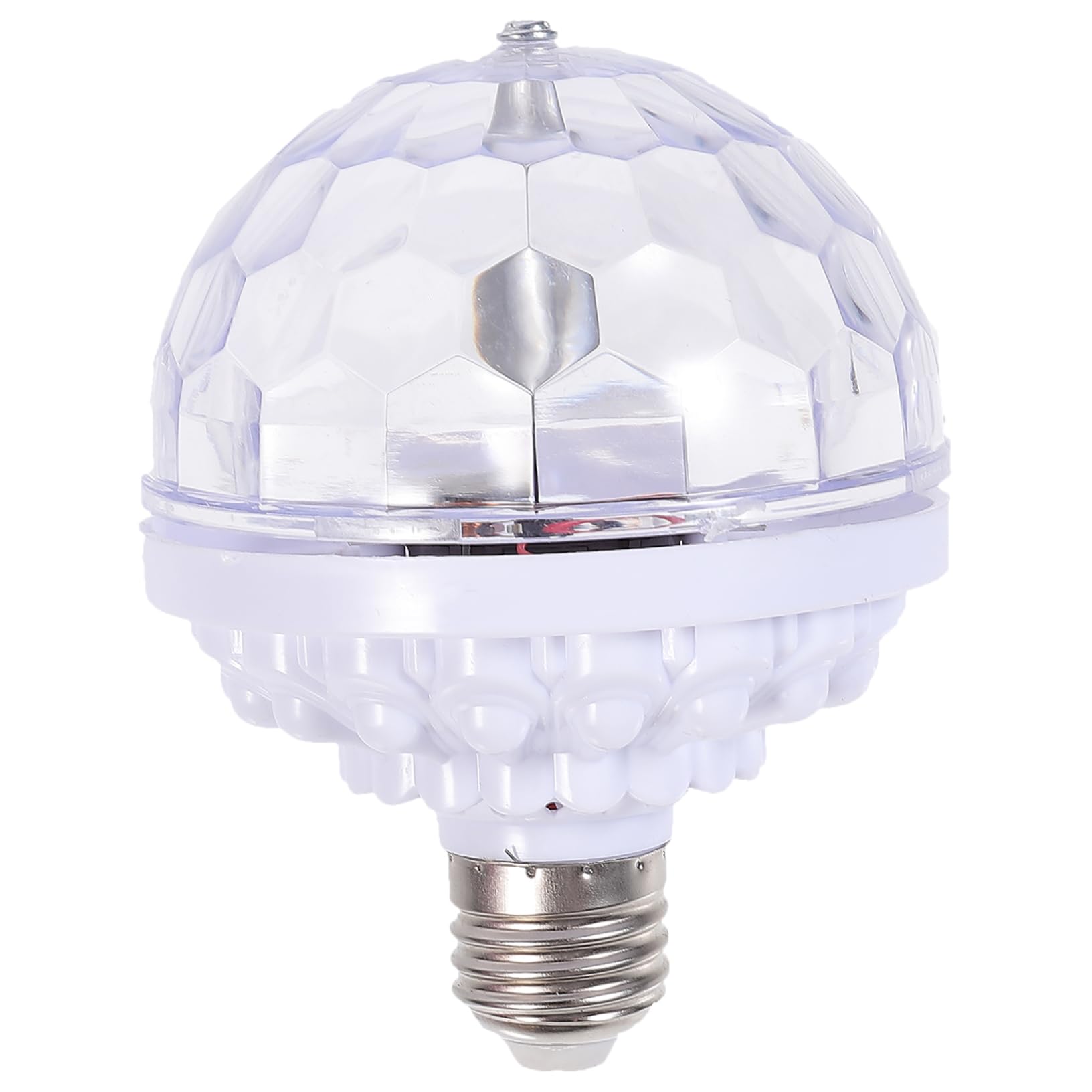 Homoyoyo 1pc Colorful Small Lamp Led Stage Light Bulb Creative Rotating Dj Light for Parties Home Decor and Events Mini Six Bead Design for Dynamic Atmosphere