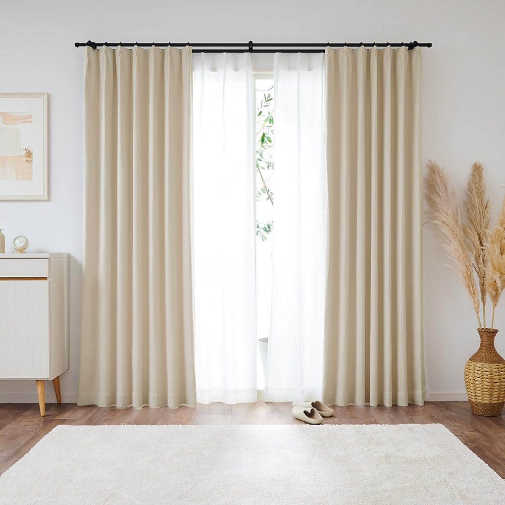 Amazon｜【王様のカーテン】すぐ使える7色7サイズ カーテン4枚セット