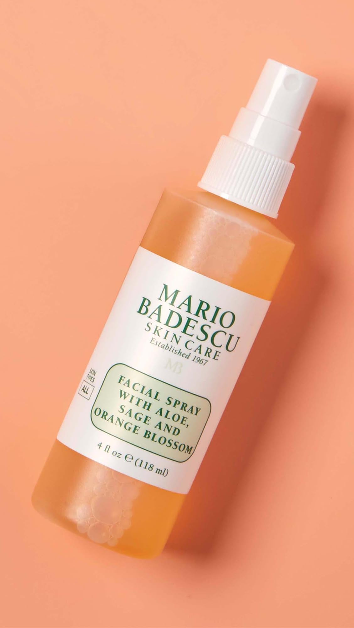 Mario Badescu Gesichtsspray mit Aloe, Salbei und Orangenblüte, 236 ml