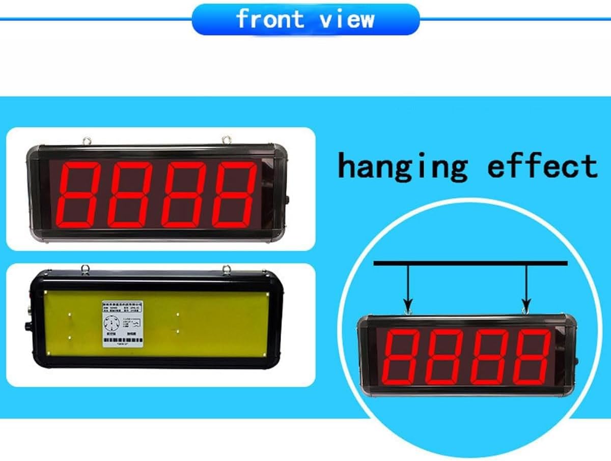 LED Digital Counter, Digits Display Counter with Sensor, Sensing Distance 10-30CM, Counting Up to 9999, Power Off Memory Function, for Production Lines, Parts, Factory Parking Lot Counting