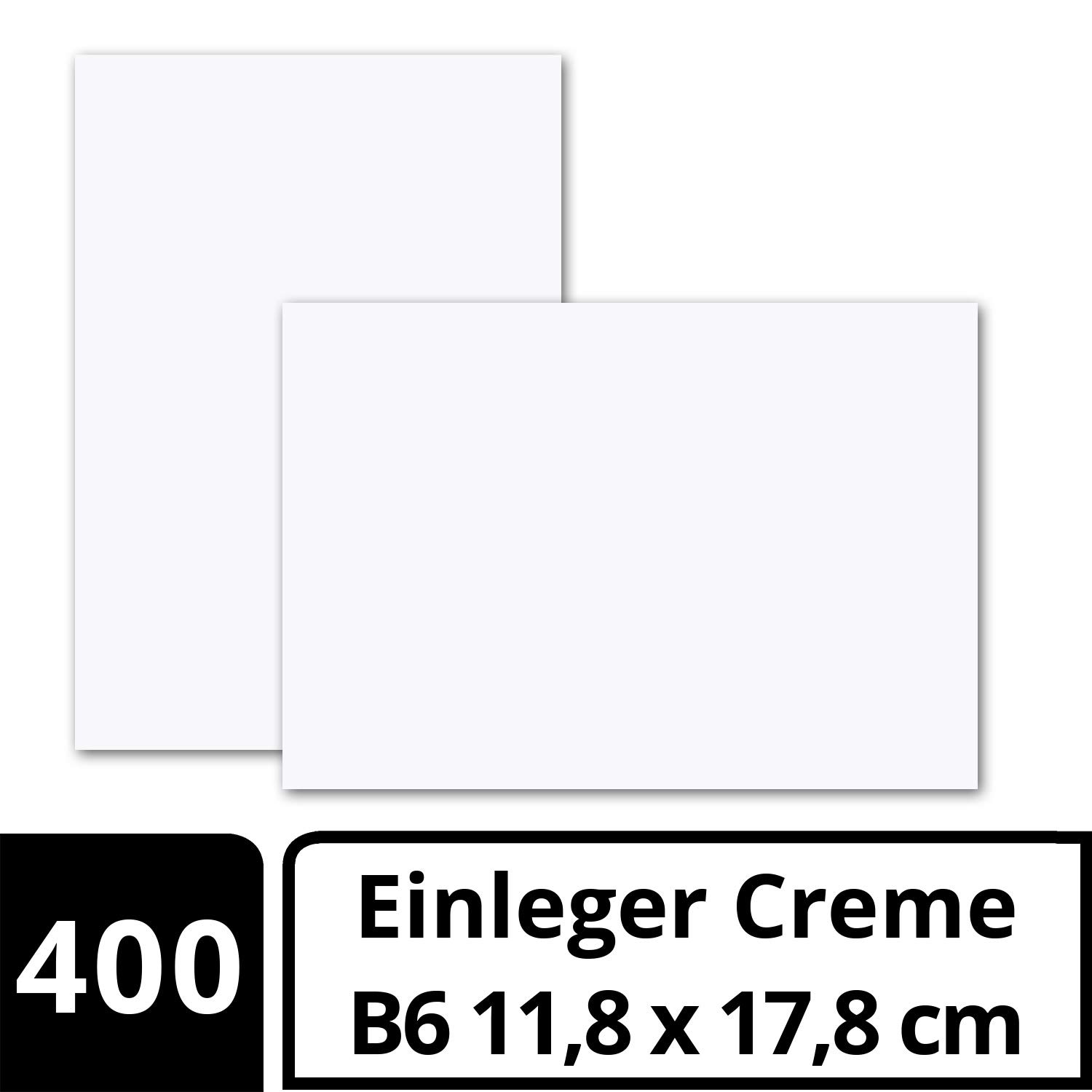 Gustav Neuser Lot de 400 feuilles de papier pour cartes pliables B6 Blanc 118 x 178 mm Sans pli Papier mat de qualité supérieure