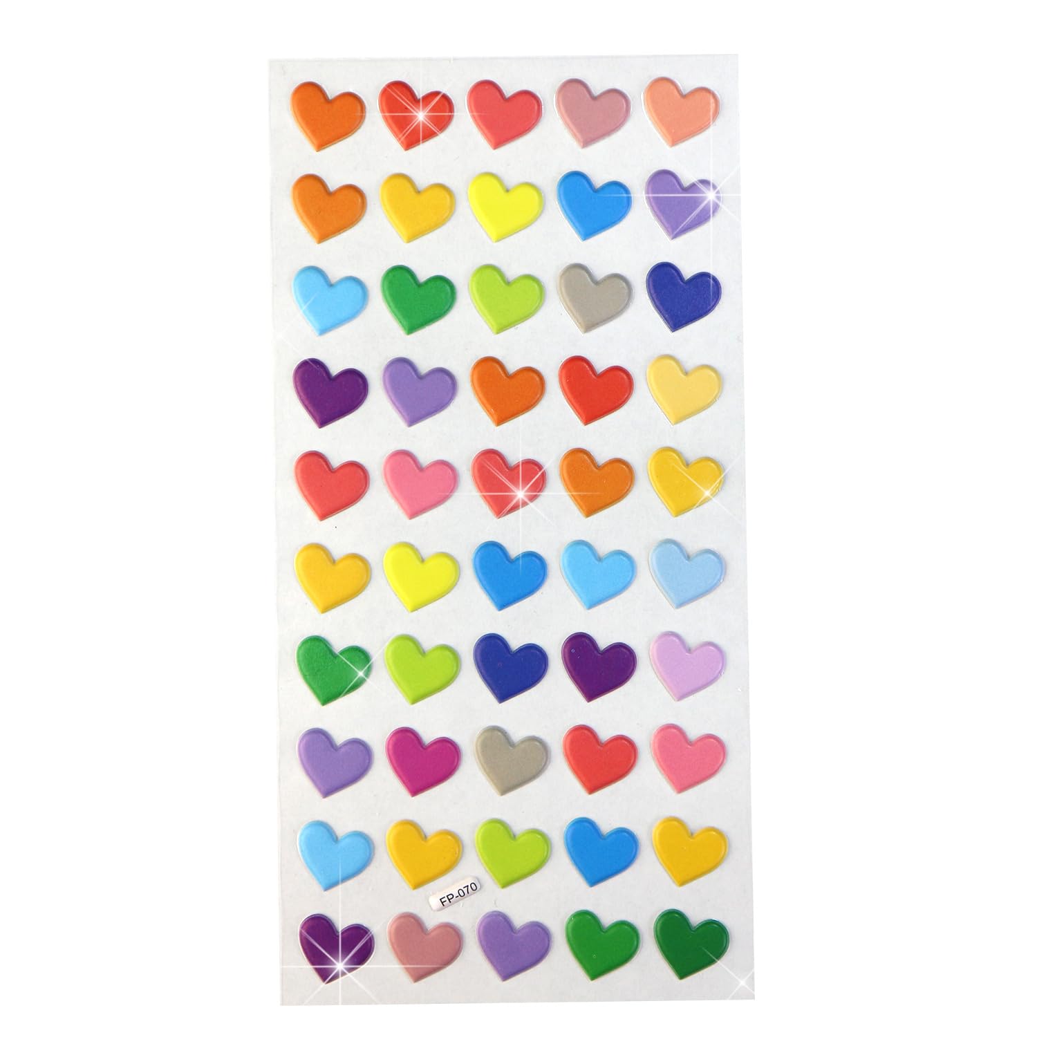 Amazon | ごほうびシール ハート 3D 立体 ぷっくりシール ミックス