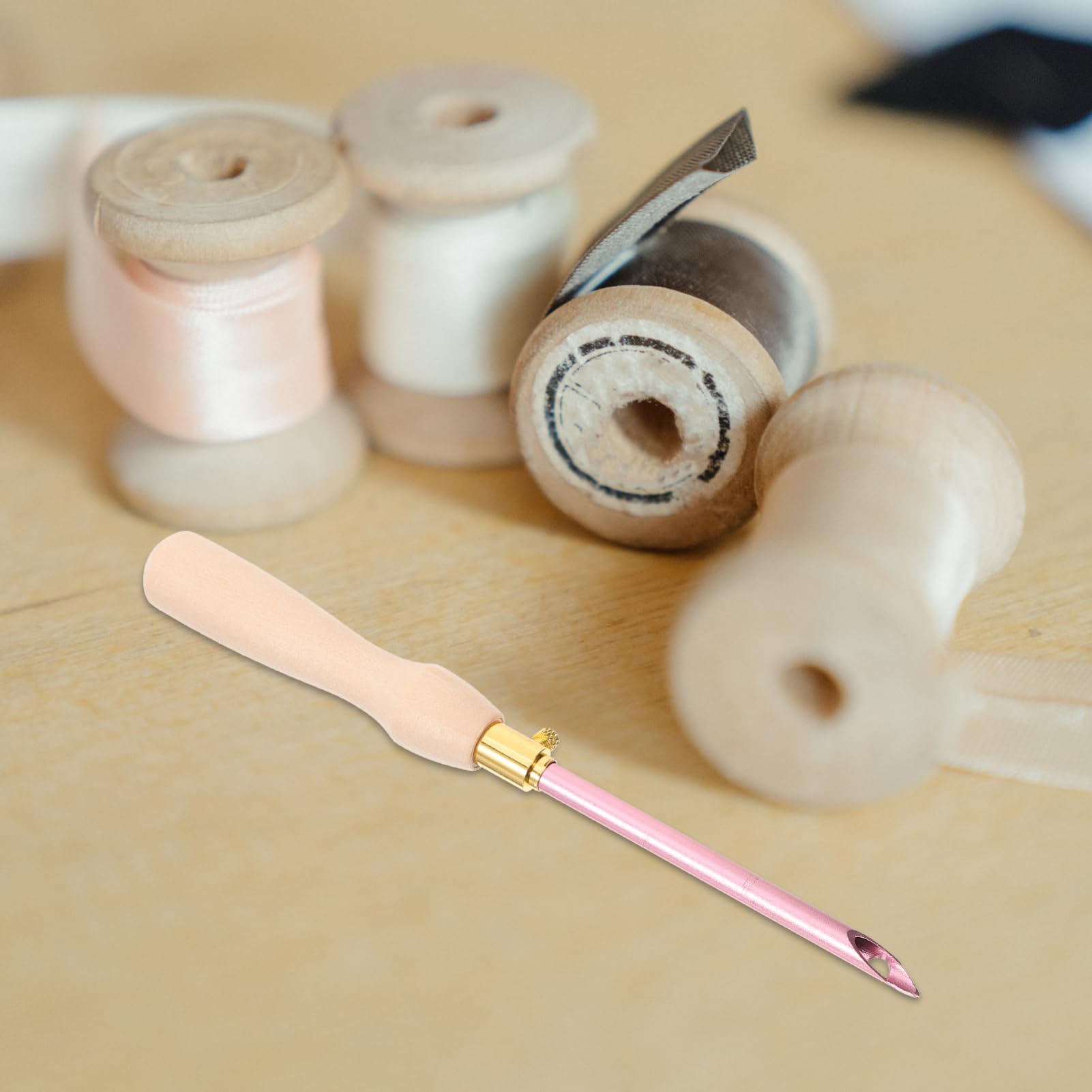 BESTYASH 5 Sätze Stechnadel-Set Für Nähen Stoff Stickerei Handwerk Stich Nadeln Praktische Stanznadel DIY -nähwerkzeuge Stanznadel Zum Sticken Selber Machen Stickwerkzeug Nadelstanzset Holz