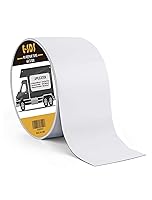 Vista 13 de E-SDS Cinta de techo para RV, 2 pulgadas x 50 pies, cinta selladora blanca para vehículos recreativos, cinta de reparación de fugas UV y resistente