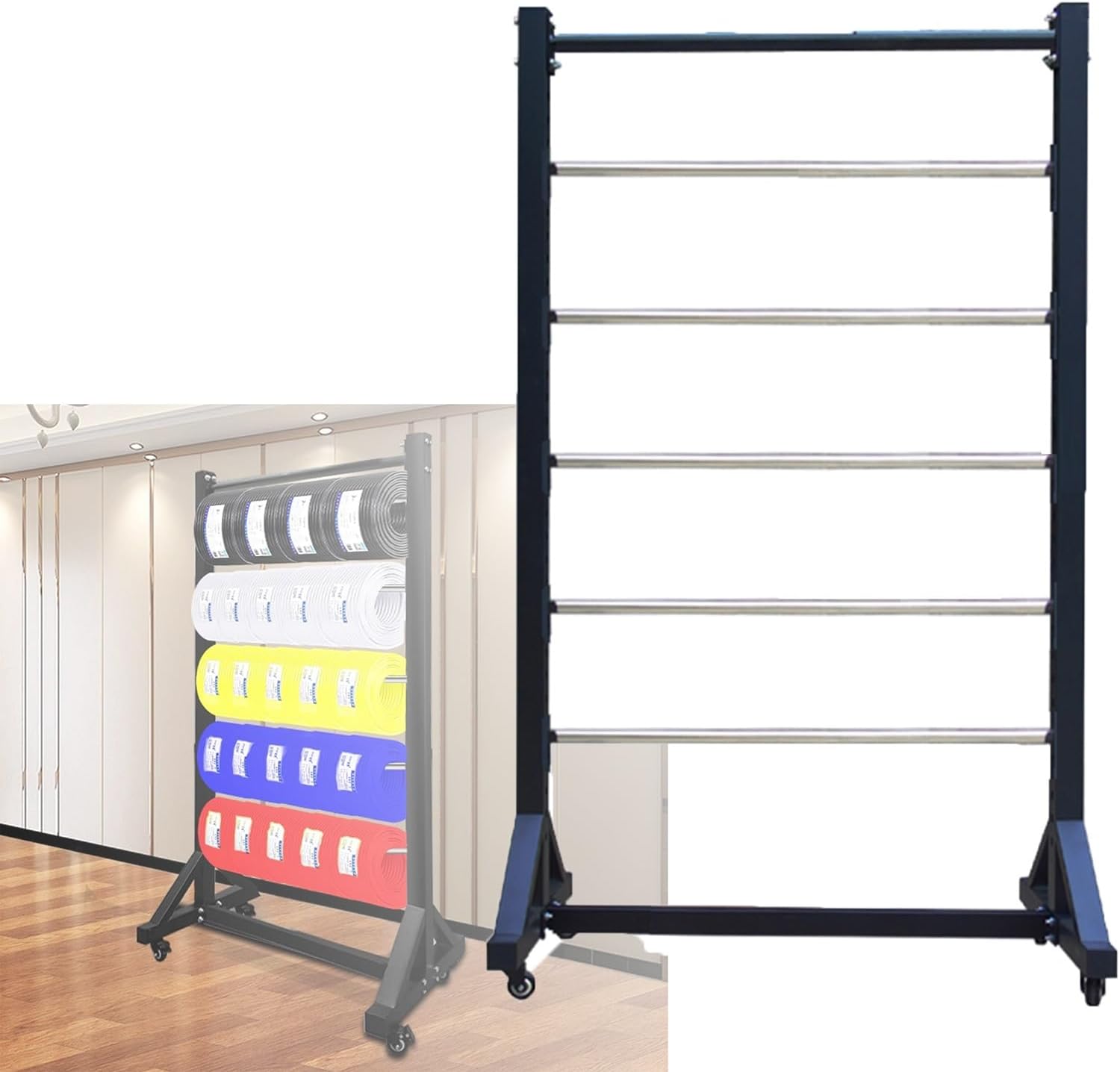 Amazon.com: Wire Reel Rack Stand Cable Unrolling Rack - 5 Rod Cable ...