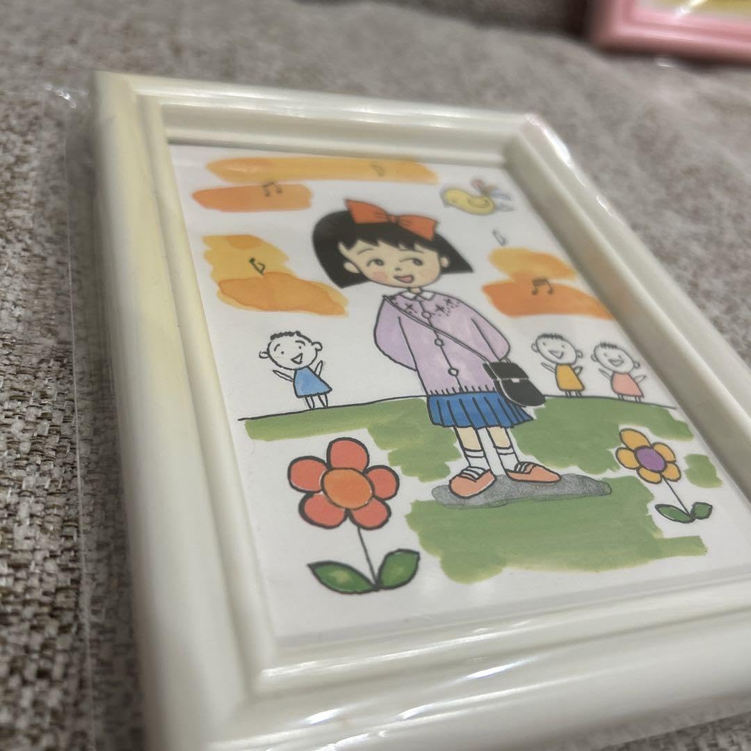 可愛いちびまる子ちゃん フォトフレーム 木製 写真立て 可愛いちびまる子ちゃん フォトフレーム 木製 写真立て ちび