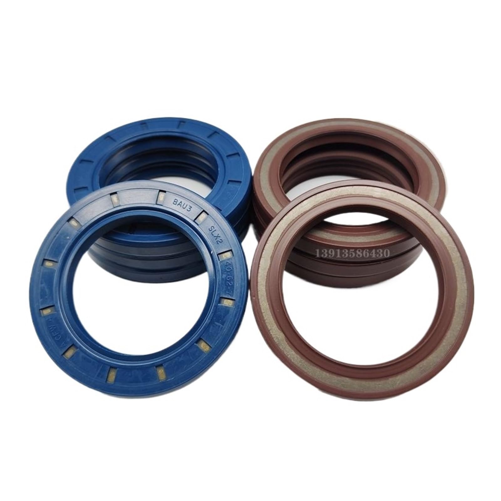 LEOTNNDQ 1pcs Fluorine Rubber Oil Seal 45 * 58 * 60 * 62 * 65 * 70 * 75 * 4.//8/12(NBR-BABSL0 5-45x62x7)