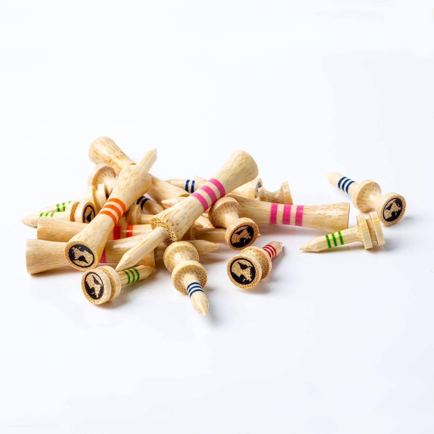 Green Swing Bamboo Golf Gift Set | Golf Tees & Golf Accessories | Strong Sustainable Biodegradable