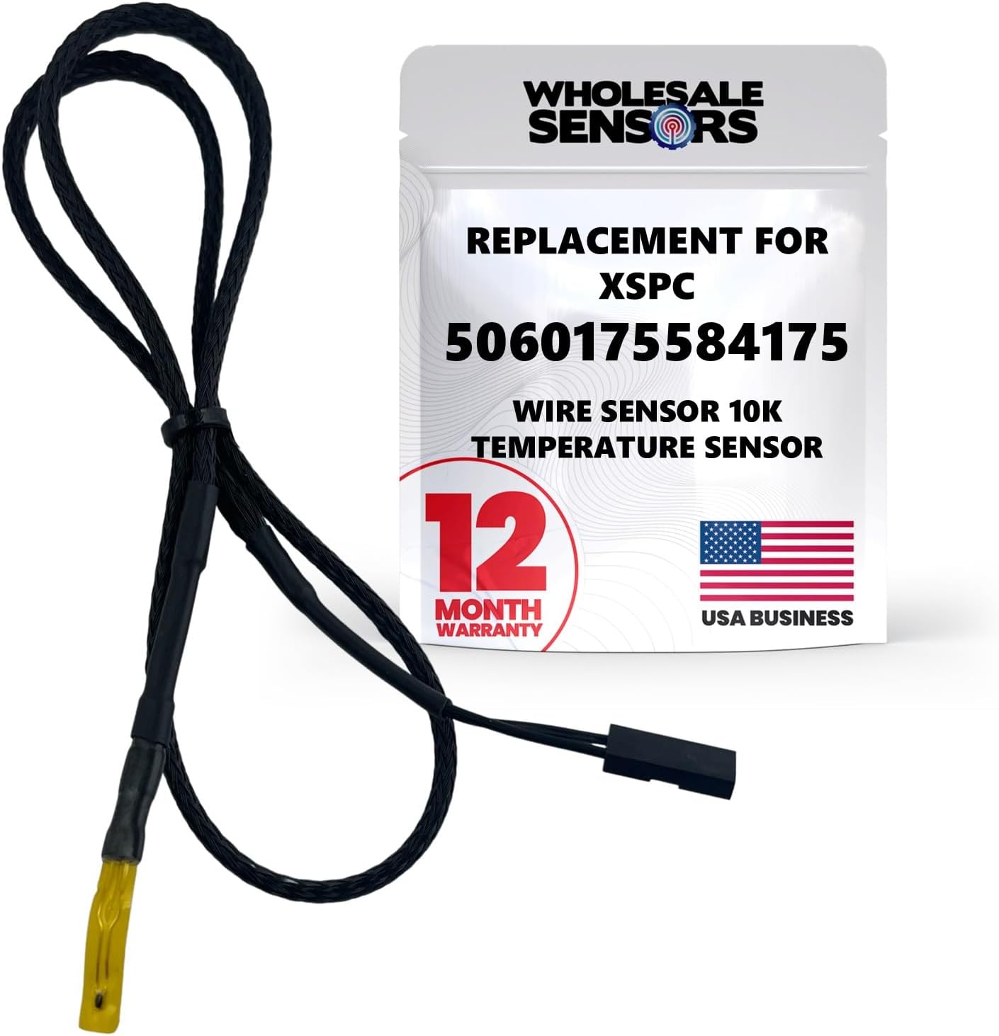 Replacement for XSPC Wire Sensor 10K (5060175584175) Temperature Sensor 12 Month Warranty