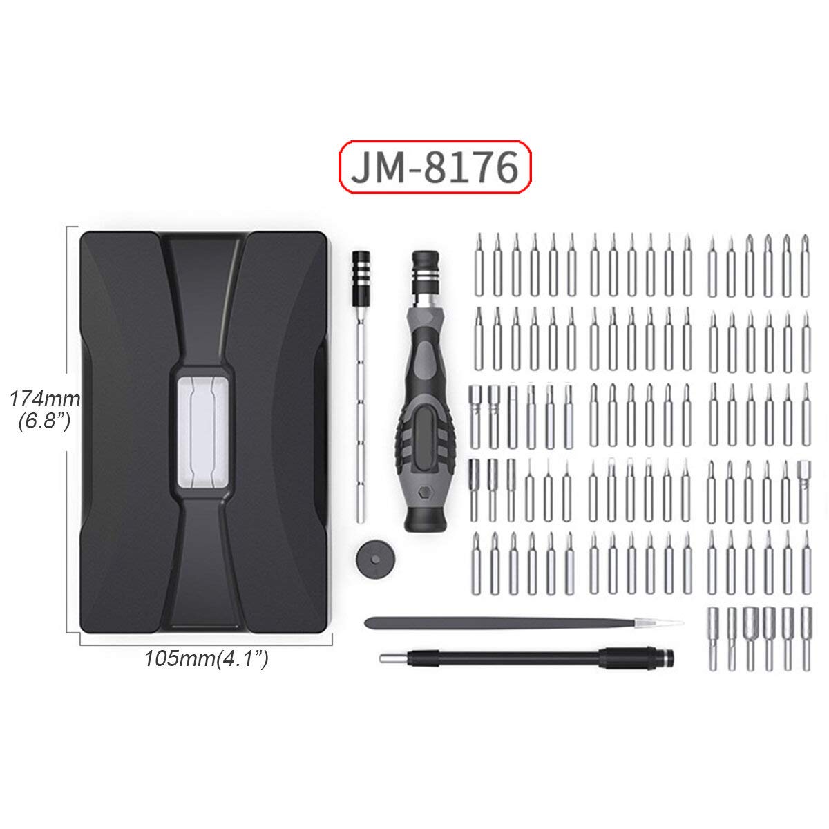 106 In 1 Set di cacciaviti CRV Hex Torx scanalati Pentalobe Drive Bit Kit di riparazione
