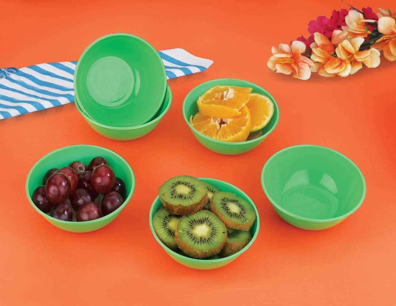 Unbreakable Polypropylene Bowls - Set of 6 -4