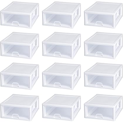 Sterilite 27 Quart Stacking Storage Drawer, Stackable Plastic Bin Drawer, 4  Pack, 4pk - Harris Teeter