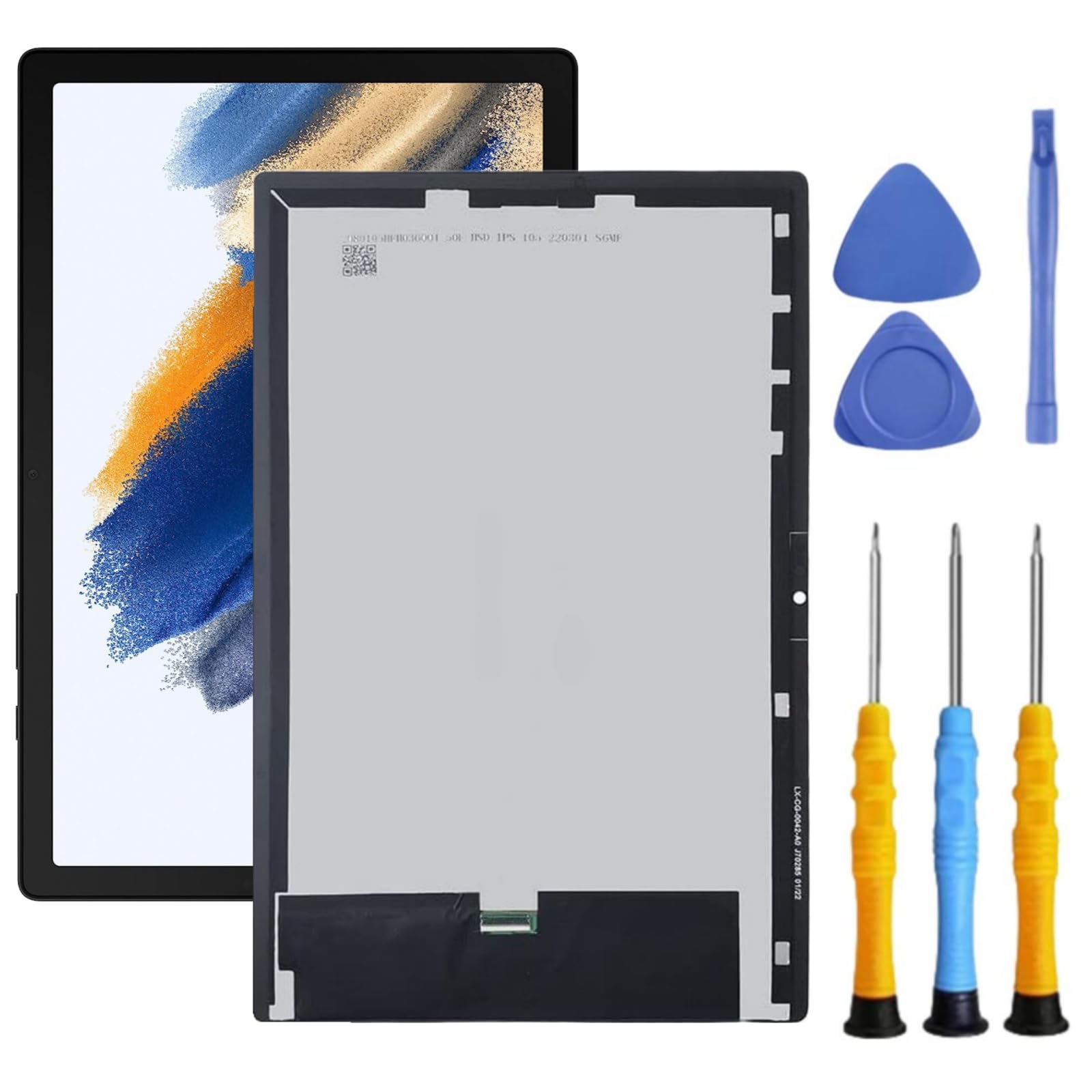 for Samsung Galaxy Tablet A8 Screen Replacement kit for Samsung Tab A8 2021 Replacement Screen SM-X200 SM-X205 LCD Display Digitizer Touch Screen Assembly 10.5 inch Black