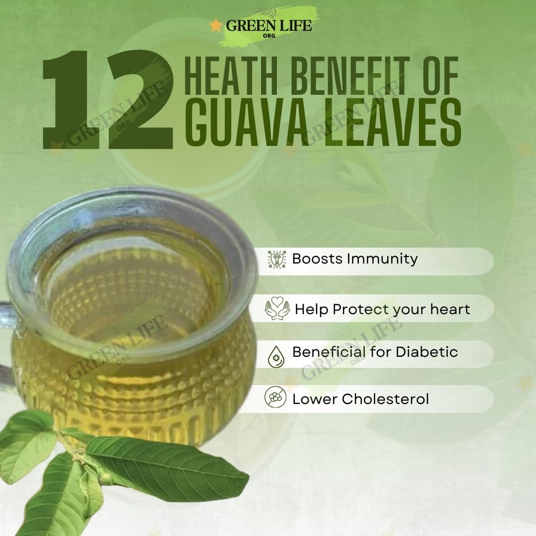 Green Life Guava Tea Leaves 150. - Image 5