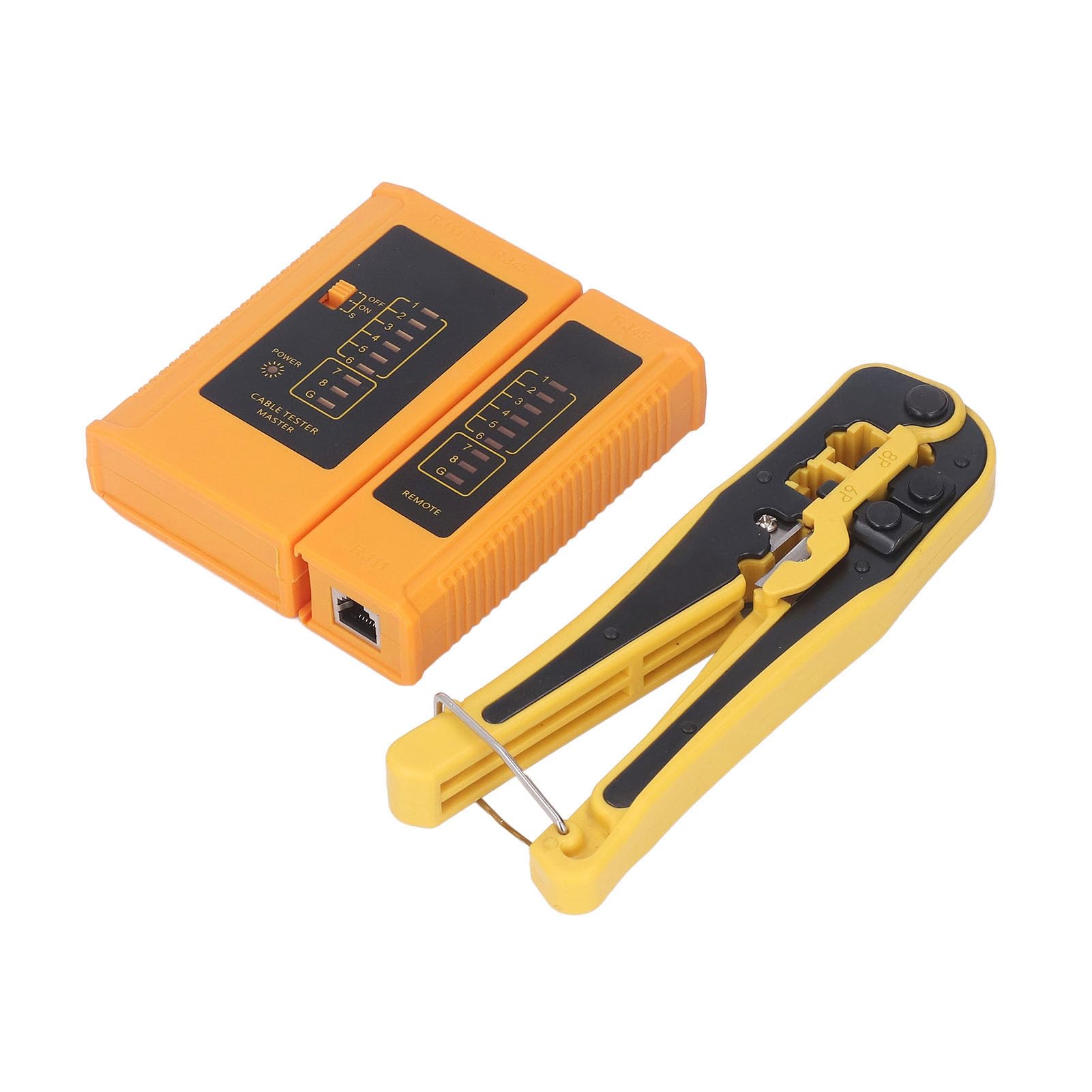 Kit à outils à embouteillage Terminal téléphonique à plusieurs usages Universal Ratchet Strucping Pliers Network Tester Set