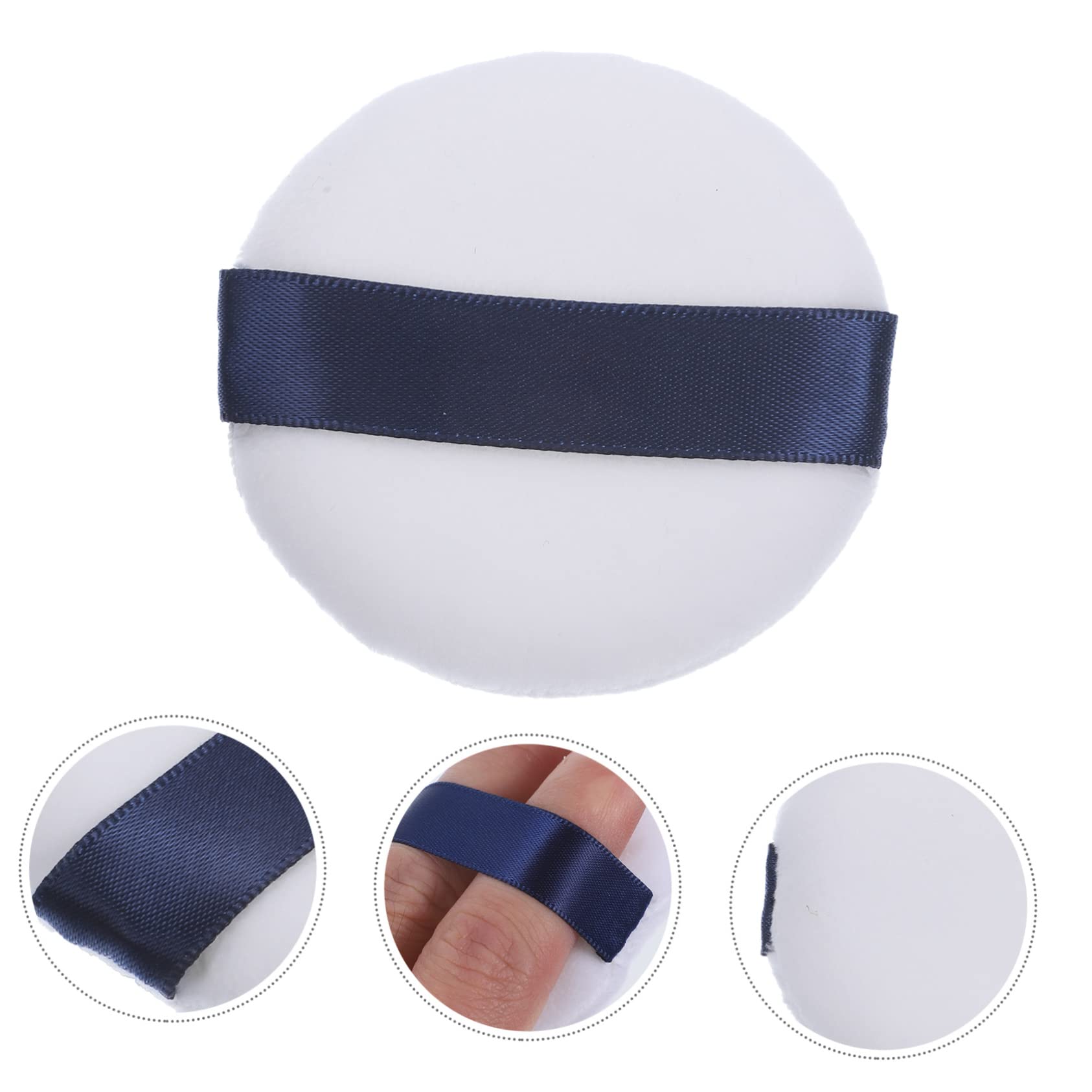 Healeved Makeup Puff 5pcs Supple Blush Powder Puff Versatile for Liquid Foundation and Dry Blending Elegant Random