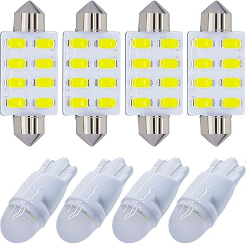 Yoper Kit de paquete de luz LED interior blanca compatible con Ford F-150 1997-2014 F-250 F-350 F-450 F-55 2000-2014 bombillas de repuesto 12