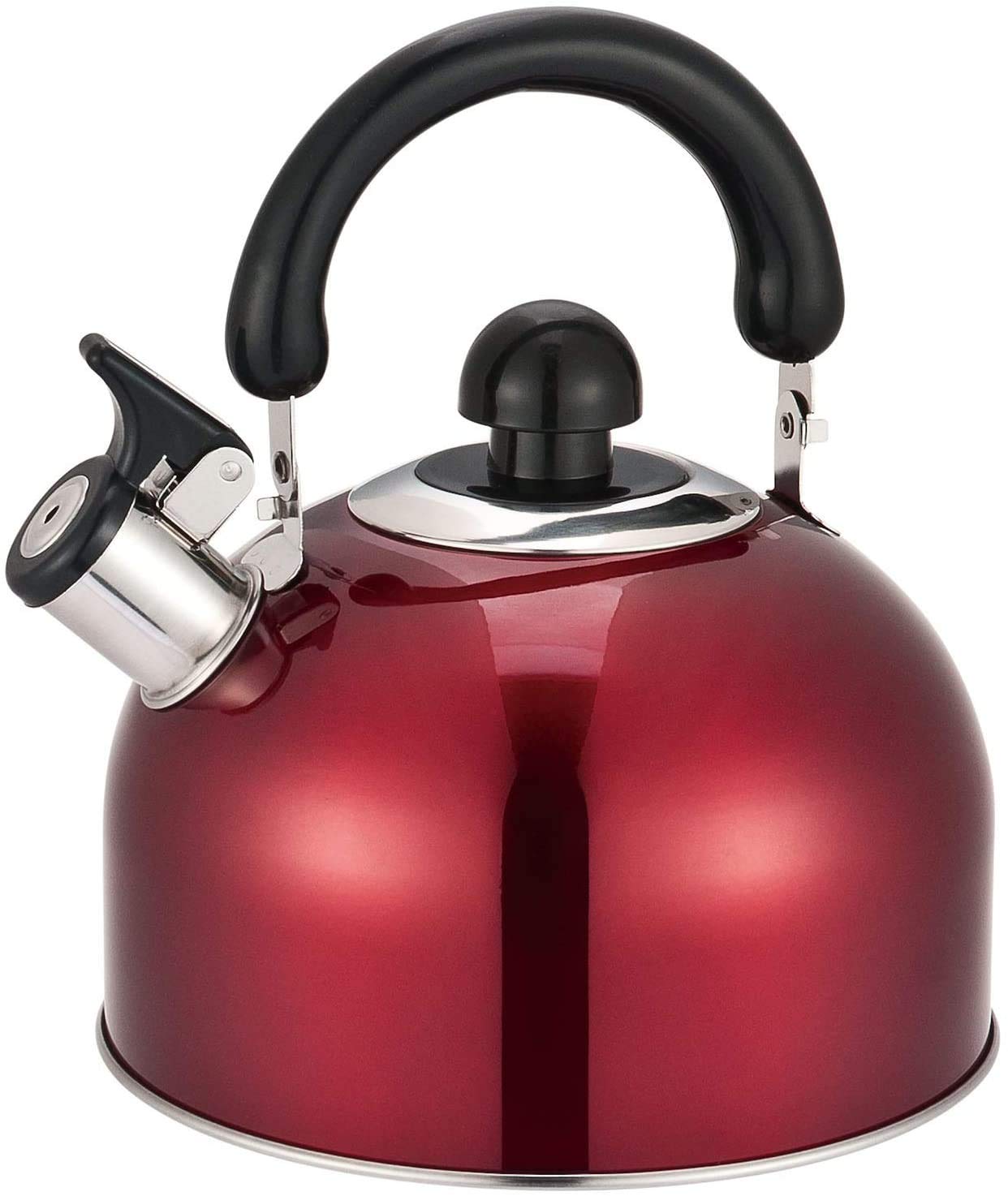 RED Whistling Tea Kettle