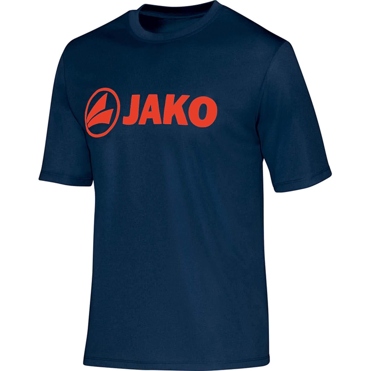 JAKO Promo Functional Shirt Men's Functional Shirt - Navy/Flame, Small