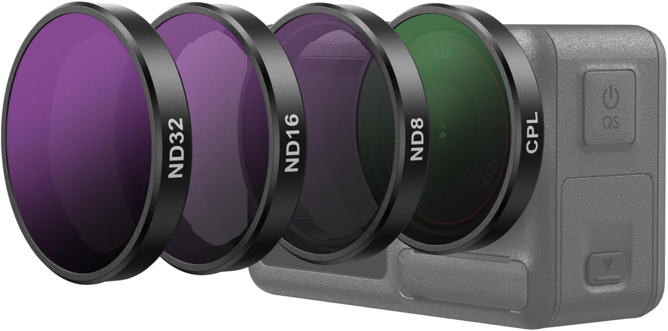 CPL/ND8/ND16/ND32 Filter Set for DJI Osmo Action 3 Action 4