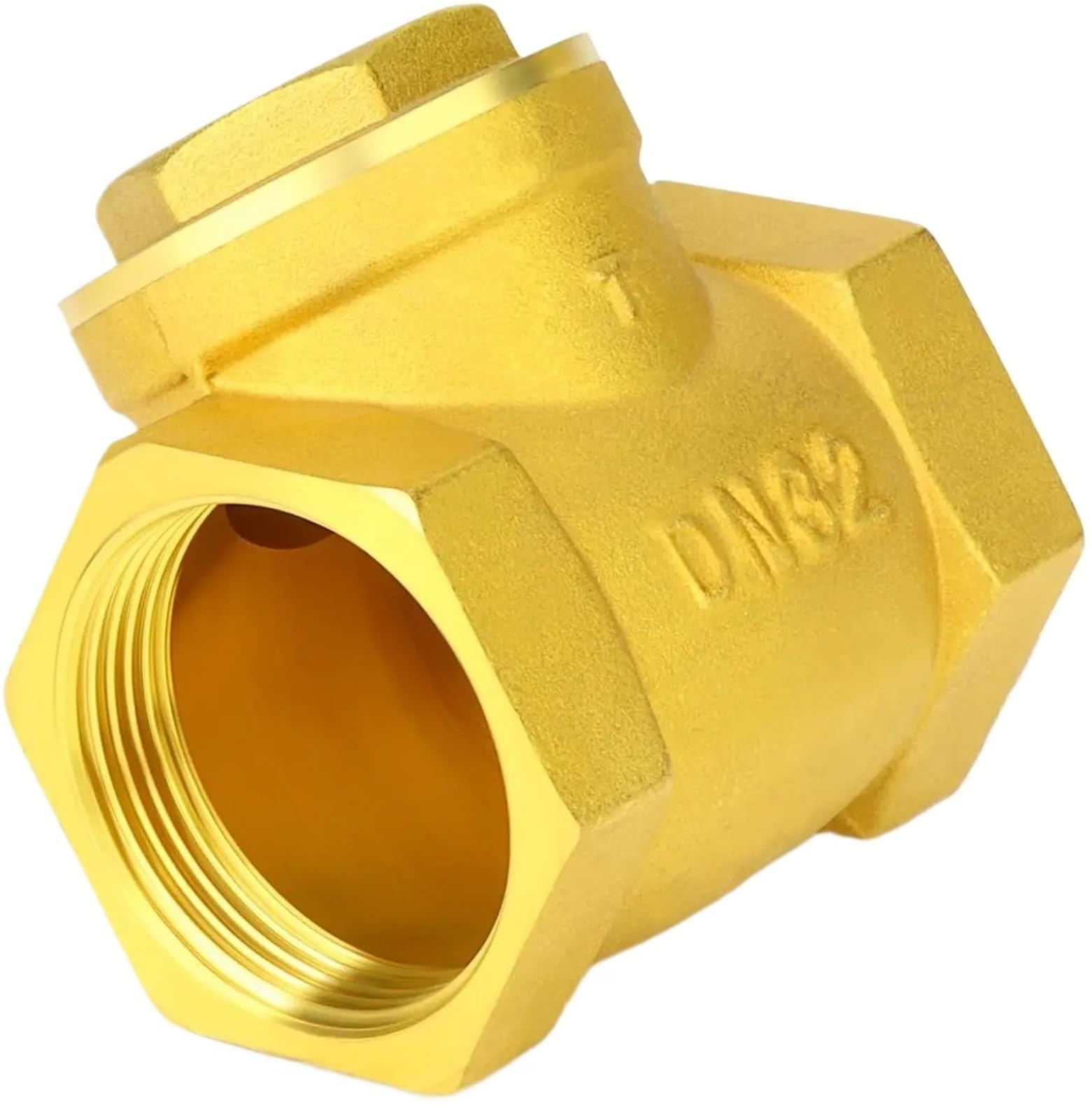 Dkgnyxnplj Dn50 1 Inch Swing Check Valve Backflow Brass With Single Acting(Dn50)