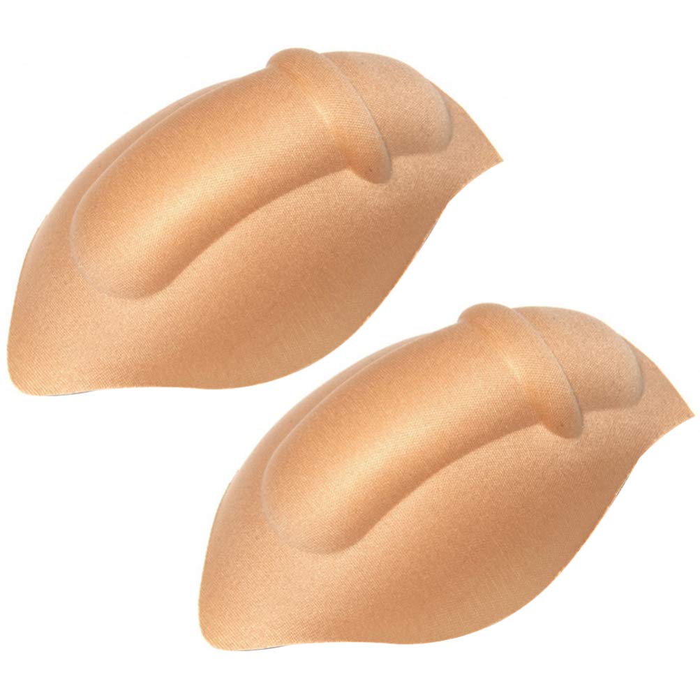 Men Bulge Enhancer Cup- 2PCS Mens Enlarge Pouch Pad Underwear Sponge Pad for Swim Trunk Swimwear Briefs