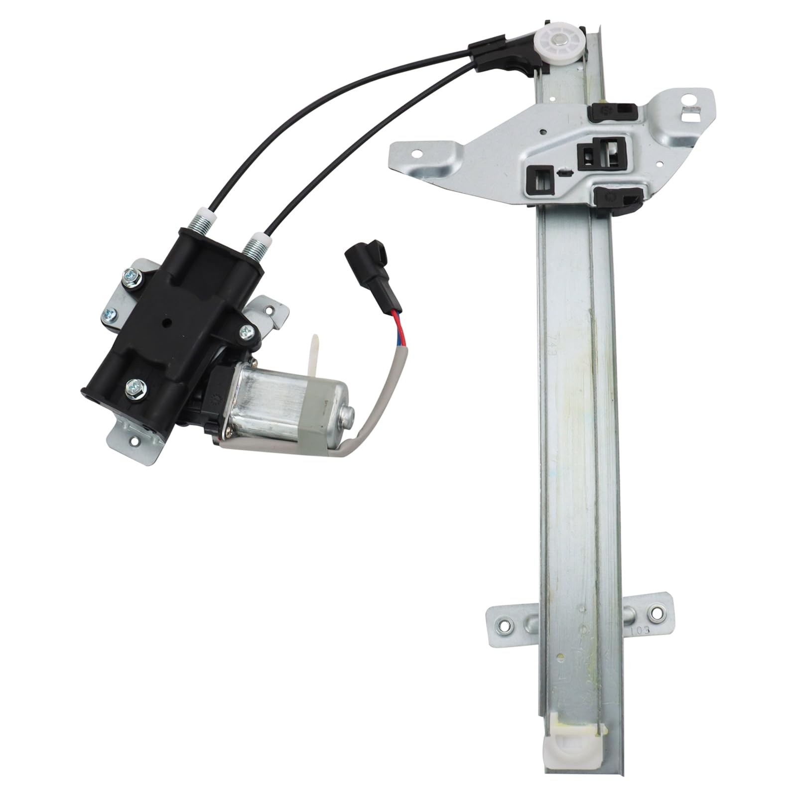 TRQ Rear Left Power Window Regulator &amp; Motor Assembly Drivers Side