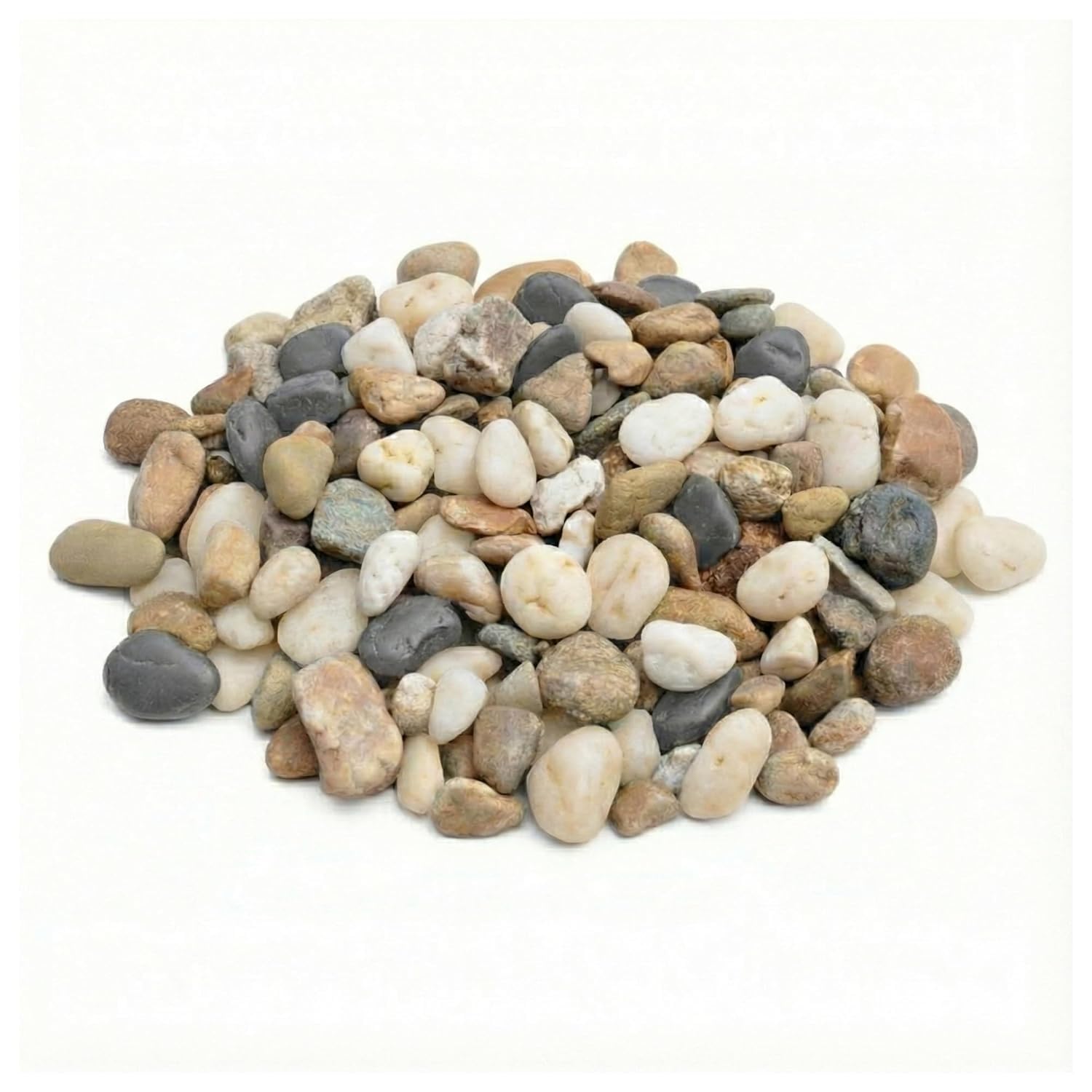 Premium Natural River Stones (3.6 kg) – Mixed 0.5" to 2" inch Decorative Pebbles for Plants Pots, Aquarium, and Garden Decor-image-16