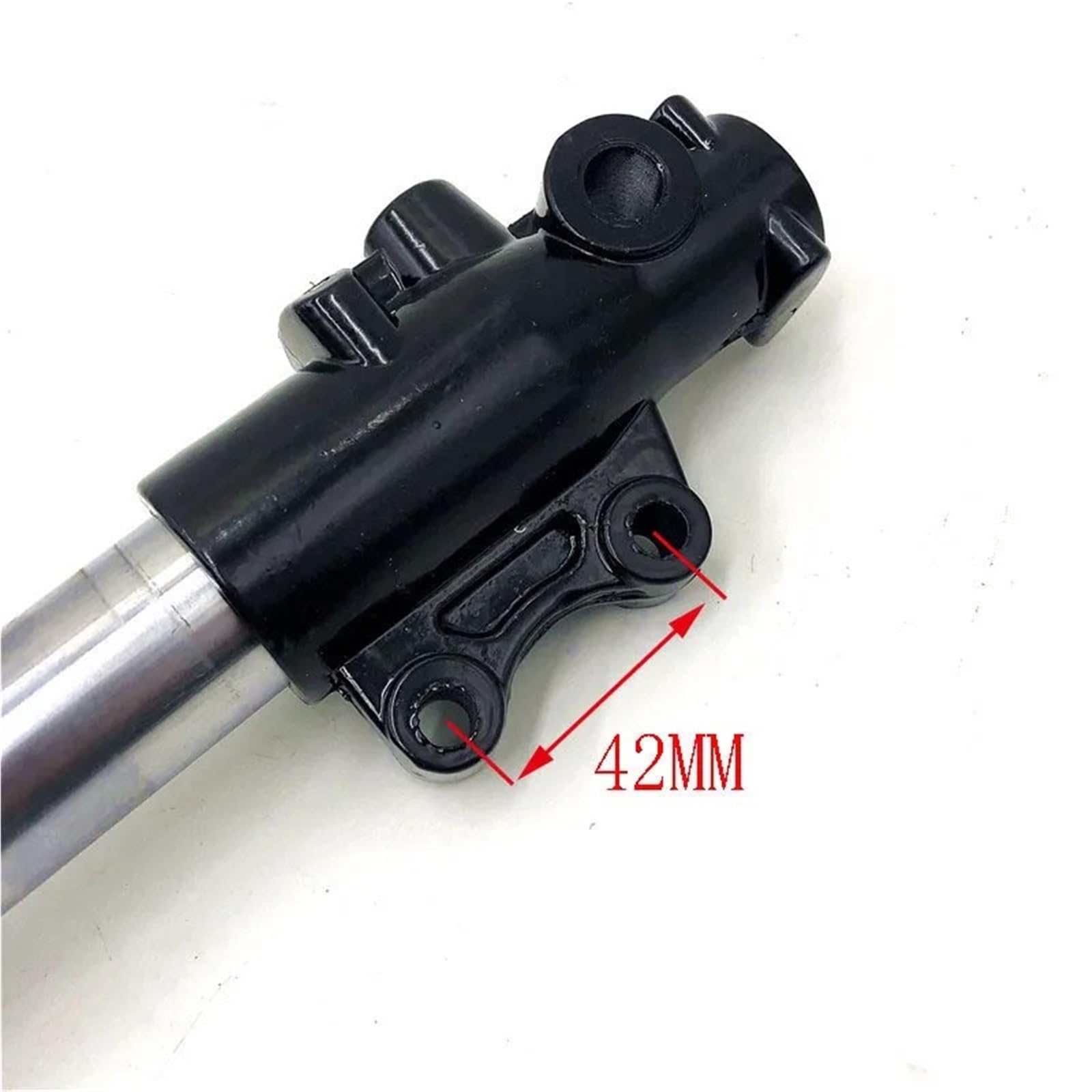 suspensión neumática trasera amortiguadores Horquilla Delantera Invertida 710Mm Motocicleta Dispositivo Absorción Impactos 45Mm/48Mm Placa Superior Inferior CRF KLX(BLACK 12MM AXLE HOLE)