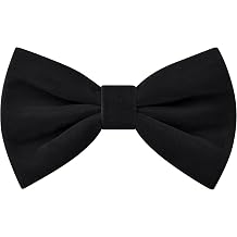 Branduce Velvet Bow Ties for Men Adjustable Pre-tie Bowtie Tuxedo Bowties for Wedding