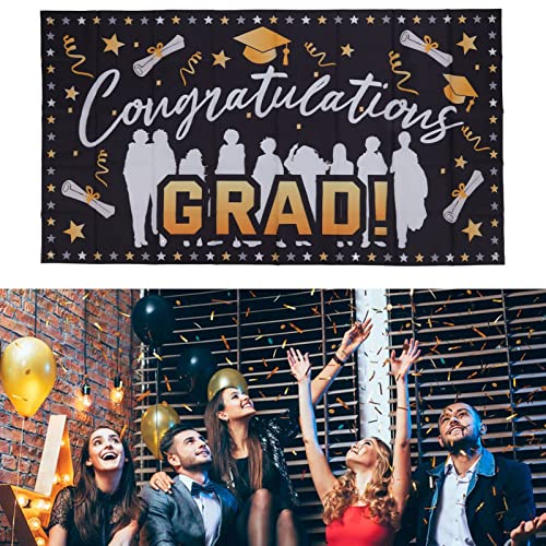 Pano de Fundo de Formatura, Faixa de Formatura de Tecidos de Poliéster, 4 Ilhós, Ampla Aplicação par