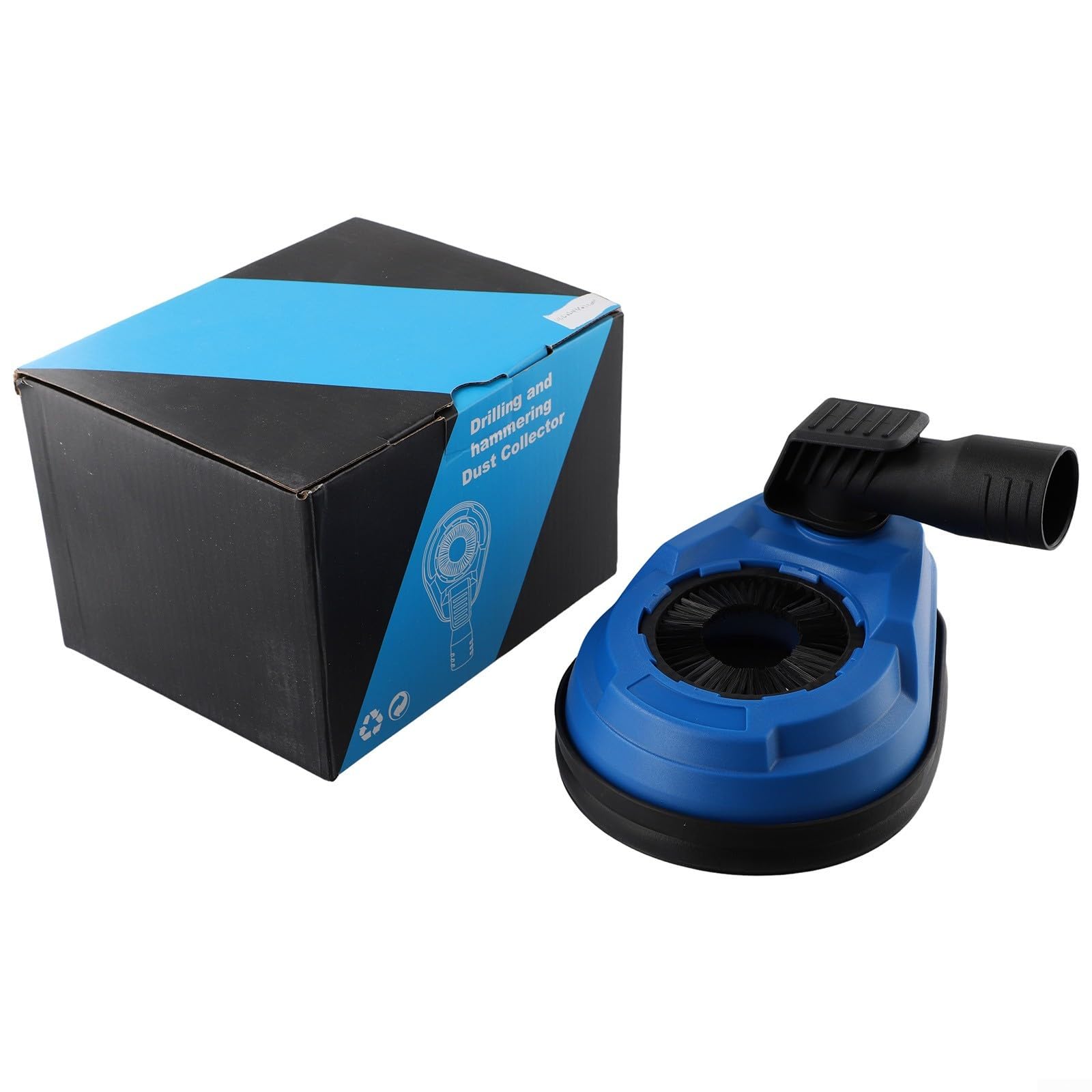 Housse de protection anti-poussière pour perceuse électrique pour perceuse à percussion, collecteur compatible avec tuyau d'aspiration pour perçage mural et confinement des débris