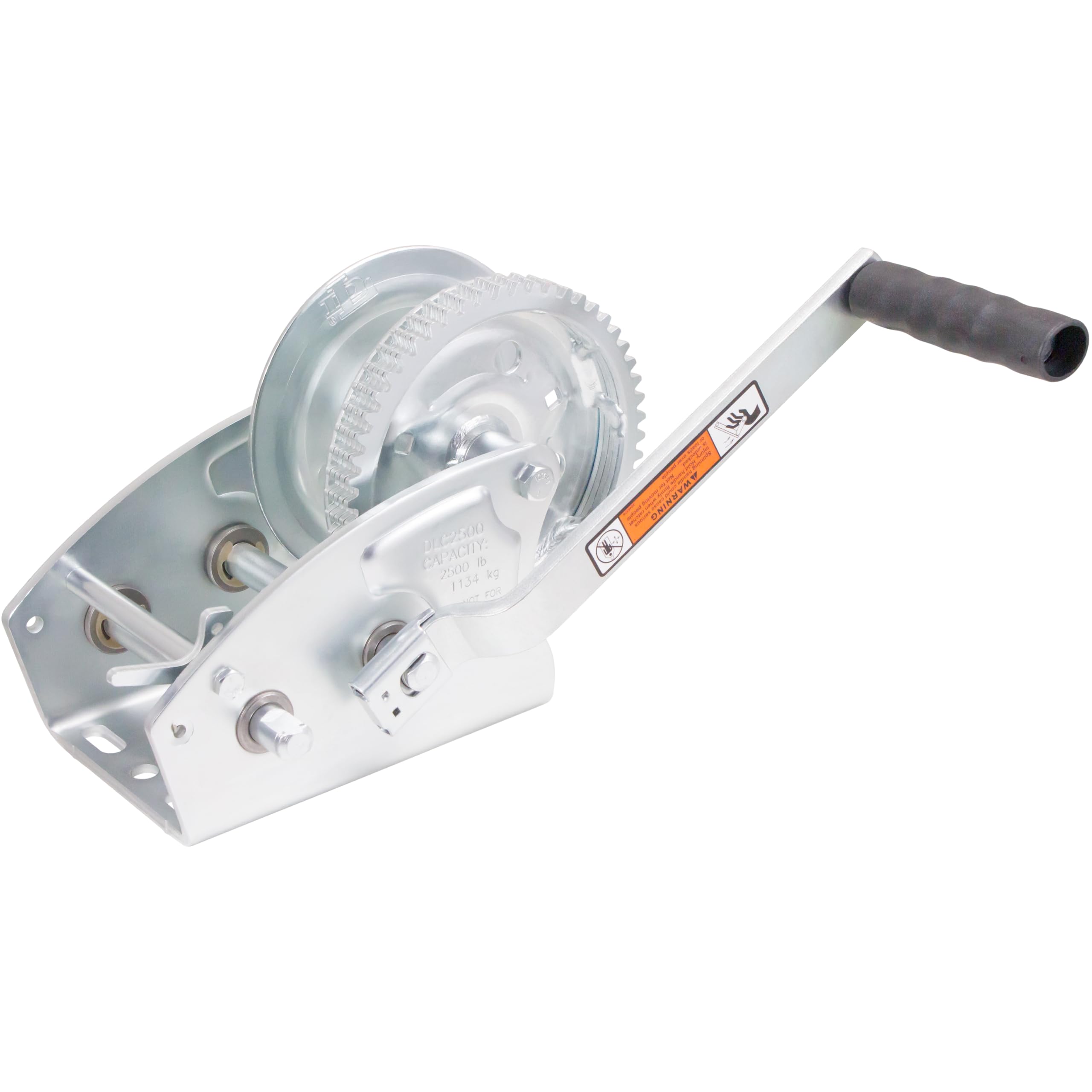 Dutton-Lainson Company - Pulling Winch - 600 lb to 3,200 lb Capacity - Rust-Resistant, for Horizontal Pulling Applications and Hauling - Plated, with or Without Strap, Manual Use - Made in USA