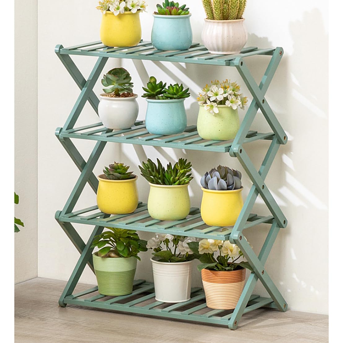 Amazon.co.jp: MJKQ9 プランタースタンド フラワースタンド グリーン