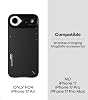 Funda Aulumu A17 de fibra de aramida para iPhone Air + agarre de anillo magnético G09, incluye (A17) negro + (G09) negro 7